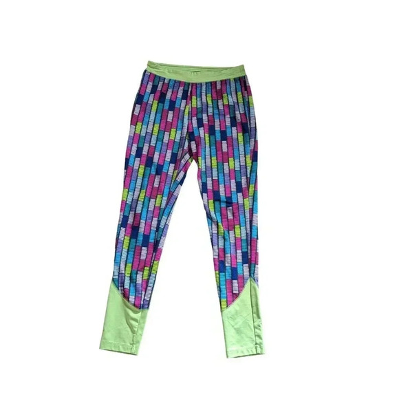 Cat & Jack Girl's Colorful Geometric Print Leggings Size XL 14/16 Bright Pattern - Picture 1 of 4
